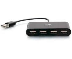 USB ŠAKOTUVAS C2G C2G 4 prievadų USB-A šakotuvas - Šakotukas - 4 x USB 2.0 - Stalinis