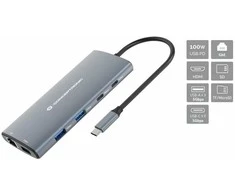 „Conceptronic CONCEPTRONIC“ 10 viename dokas, USB-C-> HDMI, 2xUSB-C, 3xUSB-A, SD laikmena