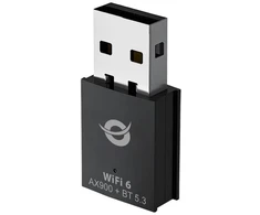Karta jungiama į tinklą Conceptronic Bluetooth5.3 Adapteris USB AX900 Dualband WIFI 6 (ABBY26B)