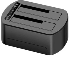 Doko stotelė CoreParts CoreParts MS-CLONER-SATA2.5-3.5 doko stotelė do dysków twardych Juodas