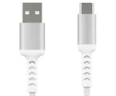 dbramante1928 – pintas „Re-Charge Pro“ laidas – USB-A į USB-C, 1,2 m – baltas