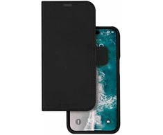 Dėklas Dbramante1928 dbramante Stockholm - Flip-Obudowa do telefonu komórkowego - Polyurethan (PU), plastikinis - juoda - do Apple iPhone 13, 14, 15, 16e