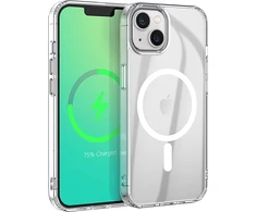 Dėklas eSTUFF INFINITE (GRS) OSLO iPhone 15 Clear Magnetic Cover.