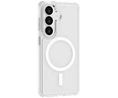 Dėklas eSTUFF INFINITE (GRS) OSLO S26 Galaxy Clear Magnetic Cover.