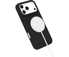Dėklas eSTUFF INFINITE (GRS) ROME iPhone 17 Pro Max Juodas Magnetic Cover.