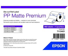 Epson PP MATTE LABEL PREM DIE-CUT/ROLL 76X127MM 960 LABELS
