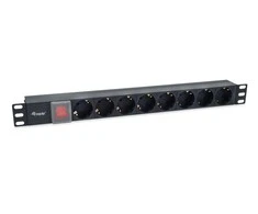 Riello Equip Steckdosenleiste 19(1HE)8fach IEC C14 1.8m Schalt. sw