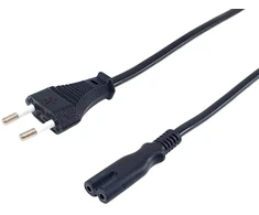 Equip Stromkabel 2pin Euro ->C7 St/Bu juodas 1.80m PVC Polybeutel