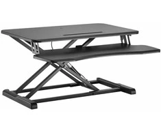 Įranga Equip ERGO monitoriaus stalas su sėdynės/stovo stovu juodas 15kg