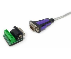 Kabelis USB Equip Adapteris USB-A -> Serial RS422/RS485 St/St FTDI 1.5 m (133387)