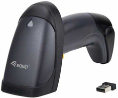 Equip Equip Barcode Handscanner lazerinis Wireless USB juodas