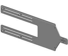 Ergonomic Solutions „Ergonomiški sprendimai“ laikiklis, tiesus horizontalus, skirtas kioskui 15–22 colių SPK512