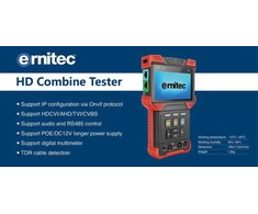 Ernitec Ernitec 0070-24104-TESTER tester kabli sieciowych Juodas, Oranžinė