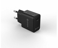 Įkroviklis eStuff USB-C PD 20 W Juodas (USB-C Charger EU PD 20W. 1 x)