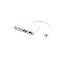 USB ŠAKOTUVAS eStuff eSTUFF ES625002 koncentratorius USB 3.2 Gen 1 (3.1 Gen 1) Type-C 10000 Mbit/s Baltas