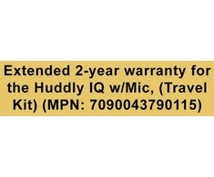 Ext. 2-yr warr. Huddly IQ w/Mic, (Travel Kit)