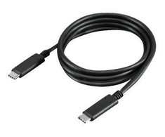 Kabelis USB Lenovo USB-C - USB-C 1 m Juodas (03X7610)