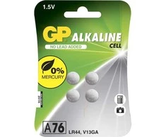 Gold Peak Industries GP Ultra Plus šarminės baterijos A76/LR44, 1,5 V (4 vnt. pakuotė)