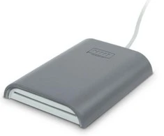 HID OMNIKEY 5422 13.56MHZ dvigubos sąsajos bekontaktis USB intelektualiųjų kortelių skaitytuvas, žemo dažnio, pilka