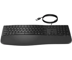 HP 480 Comfort laidinė klaviatūra, viso dydžio (100 %), laidinė, USB, juoda