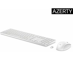 Klaviatūra ir pelė HP 650 Baltas (650 Belaidė klaviatūra and M)