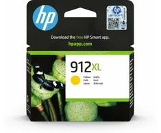 HP 912Xl High Yield Geltona Original Ink Cartridge