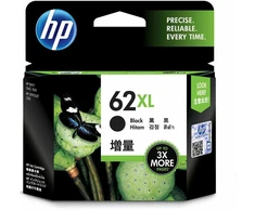 Hewlett Packard (HP) Ink Juodas, 9ml No. 62XL High capacity