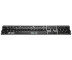 HP 720 Įkraunama belaidė klaviatūra, skirta įvairiems įrenginiams, pilno dydžio (100 %), belaidė, USB + „Bluetooth“, AZERTY, juoda