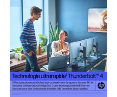 Hewlett Packard (HP) HP Thunderbolt dokas 120W G4, Laidinis, Thunderbolt 4, Juoda, Kensington, 100 - 240 V, 50 - 60 Hz