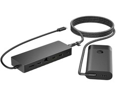 HUB USB HP Universal USB-C Hub and Nešiojamas kompiuteris Charger Combo