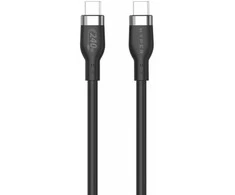 Hyper Hiper | 1M silikoninis 240W USB-C įkrovimo laidas | USB-C į USB-C
