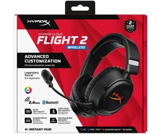 HyperX Cloud Flight 2 - Belaidės Ausinės Žaidimams (Juodas)