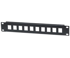 Intellinet Network Solutions INTELLINET 10 Port Patch Panel unpopulated 1 U juodas