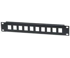 Intellinet Network Solutions INTELLINET 10 Port Patch Panel unpopulated 1 U juodas