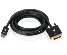 Iogear 4K @ 30Hz HDMI to DVI Converter Cable GHDDVIC4K3, 2