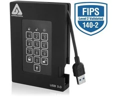 Kietasis diskas Apricorn HDD 2TB Encrypted USB 3.0 **New Retail**