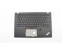 Klaviatūra Lenovo C-Cover Portuguese w/ su pašvietimu KBD and FPR, Juodas