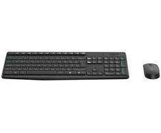 Klaviatūra Logitech MK235 combo, Pan Nordic Juodas, Wireless