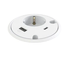 Formingfunction Forming Function Powerdot 1xUSB and 1xUSB-C Feed Through Baltas