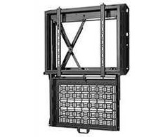 Laikiklis B-TECH AV FLAT SCREEN WALL MOUNT WITH PULL-DOWN AV STORAGE TRAY (VESA 600 X 400)