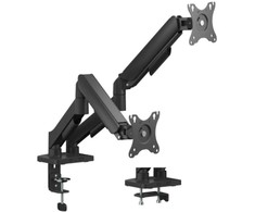 eStuff Laikiklis na 2 monitory Dual Gas Spring Monitorius Mount