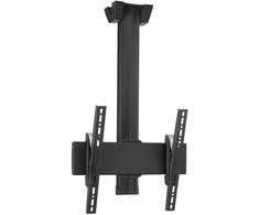 Laikiklis Vogels CT1544 TV-Deckenhalterung bis 165 cm (65'') sukamasis, Profilhöhe 150 cm, max. 80 kg, Vesa max. 400 x 400 juoda