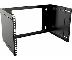 Lanview 19" 6U Adjustable Gylis Open Frame Rack Wall Mount - Juodas