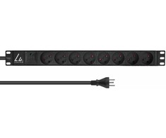 „Lanview LVR-2MDK-SPD-DK8“ stovo tipo maitinimo lizdas, 8 lizdai, 2 m