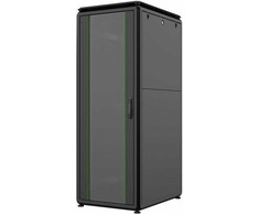 Lanview LOGON RDL32U68BL, Laisvai pastatomas stovas, 32U, 600 kg, Rakto užraktas, Reguliuojamos kojelės, Kabelių tvarkymas