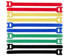 Organizatorius Lanview LVT-CABLESTRAPS2012-10MULTI kabelių raišteliai su lipnia juosta kabeliams Polipropilenas (PP) Daugiaspalvis 10 vnt.