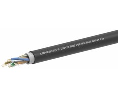 Lanview CAT6 F/UTP PVC+PE dvigubas apvalkalas