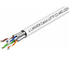 Lanview Lanview LVN122430 kabelis sieciowy Baltas 500 m Cat6a U/FTP (STP)