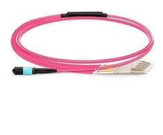 Lanview Fiber Komutacinis kabelis - 8 cores MTP/UPC female to 4 LC/UPC