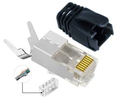Lanview RJ45 STP kištukas Cat6A / Cat7